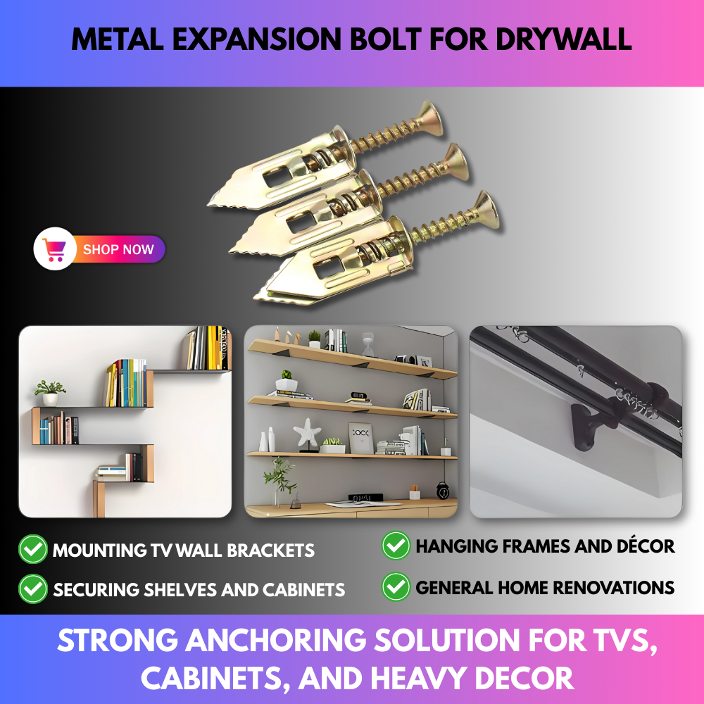 Metal Expansion Bolt for Drywall