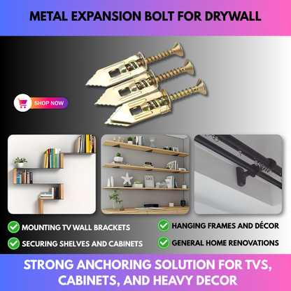 Metal Expansion Bolt for Drywall