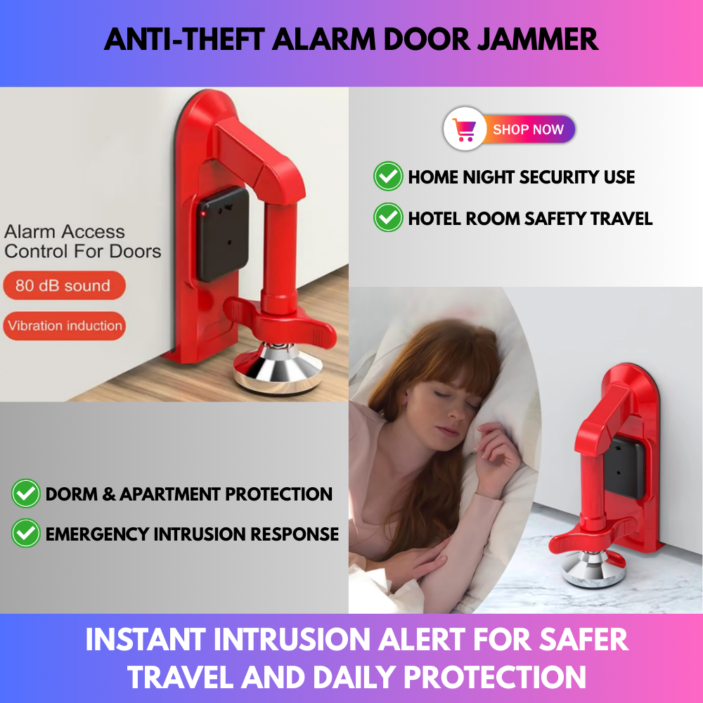 Anti-Theft Alarm Door Jammer