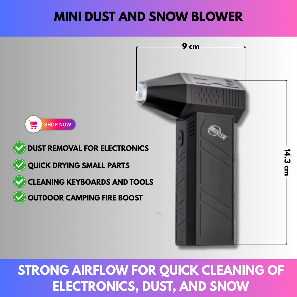 Mini Dust And Snow Blower