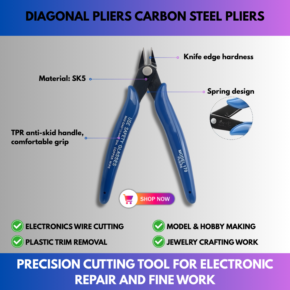 Diagonal Pliers Carbon Steel Pliers