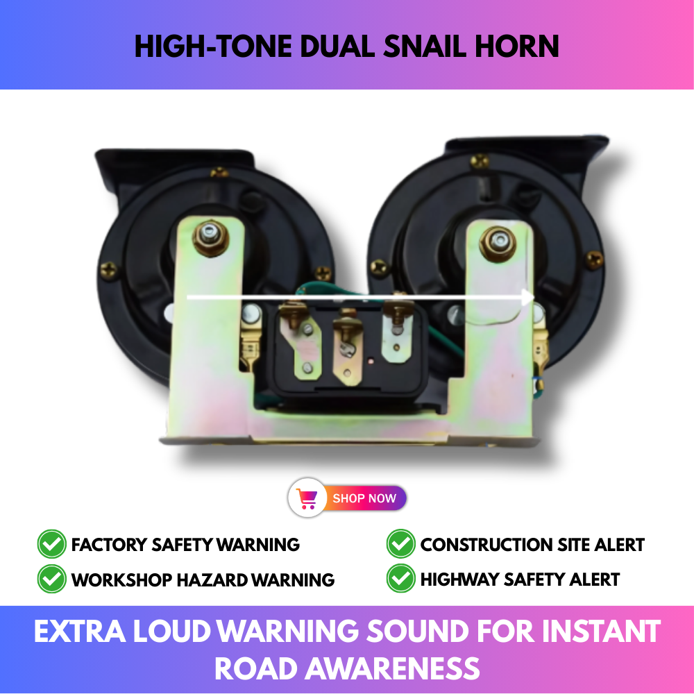 High-Tone Dual Snail Horn