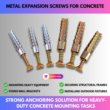 Metal Expansion Screws For Concrete