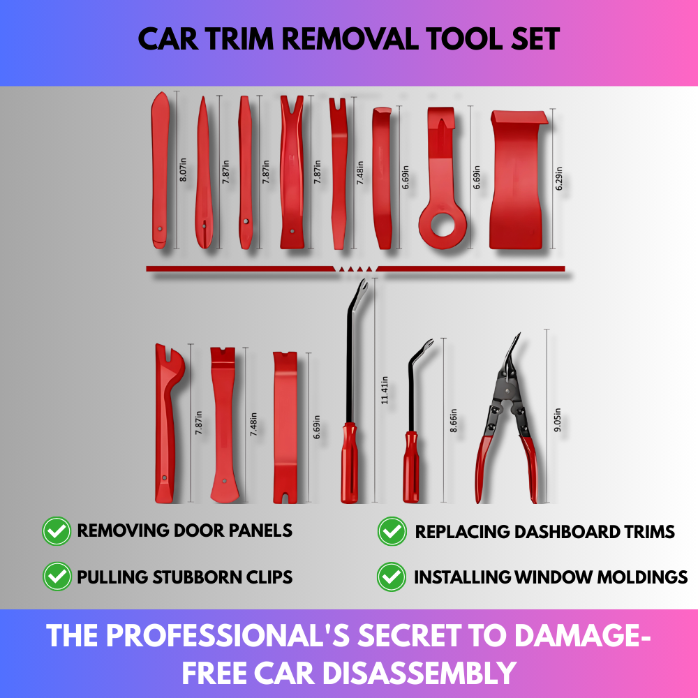 Car Trim Removal Tool Set