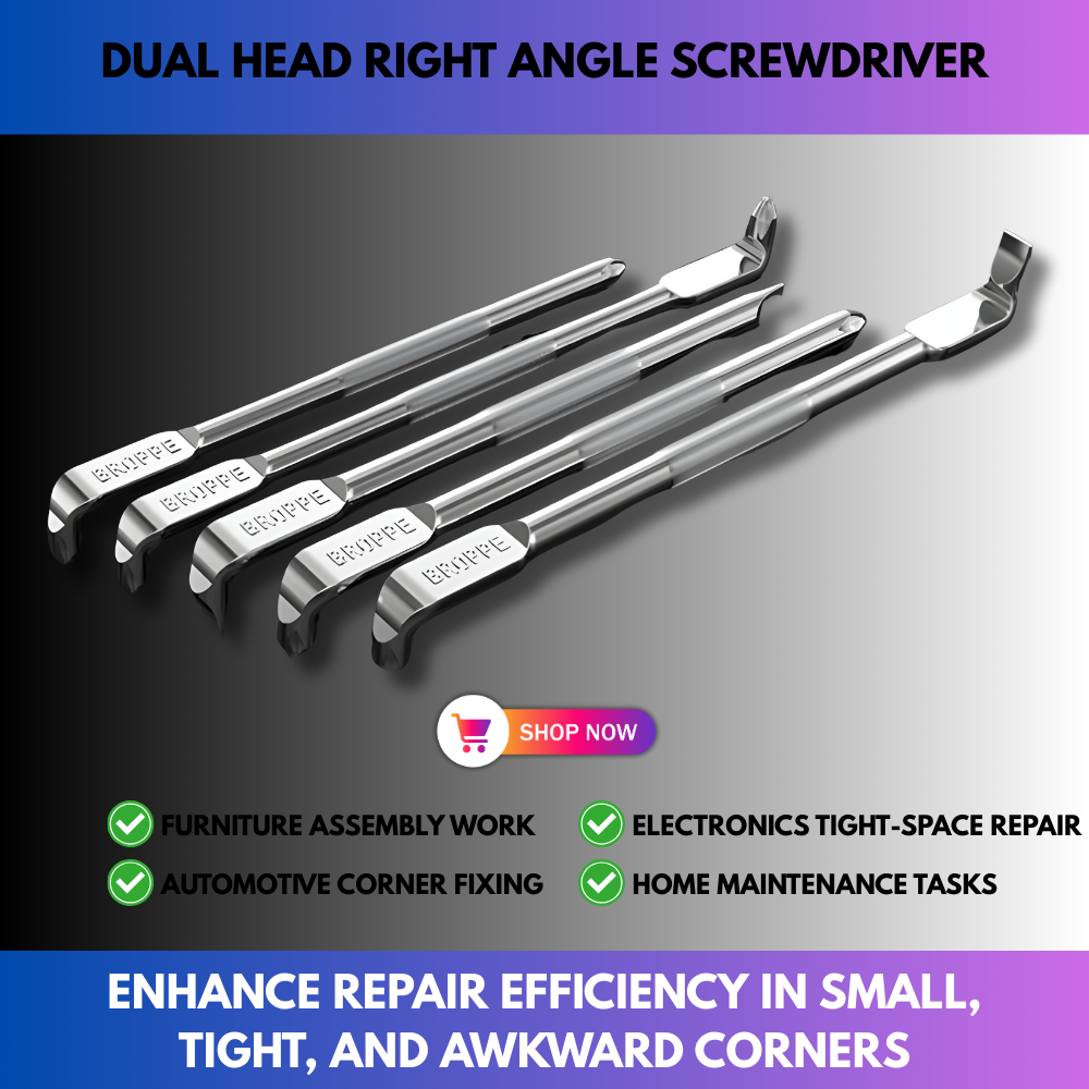 Dual Head Right Angle Screwdriver