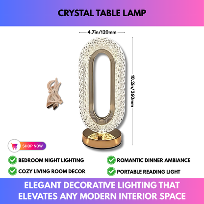 Crystal Table Lamp