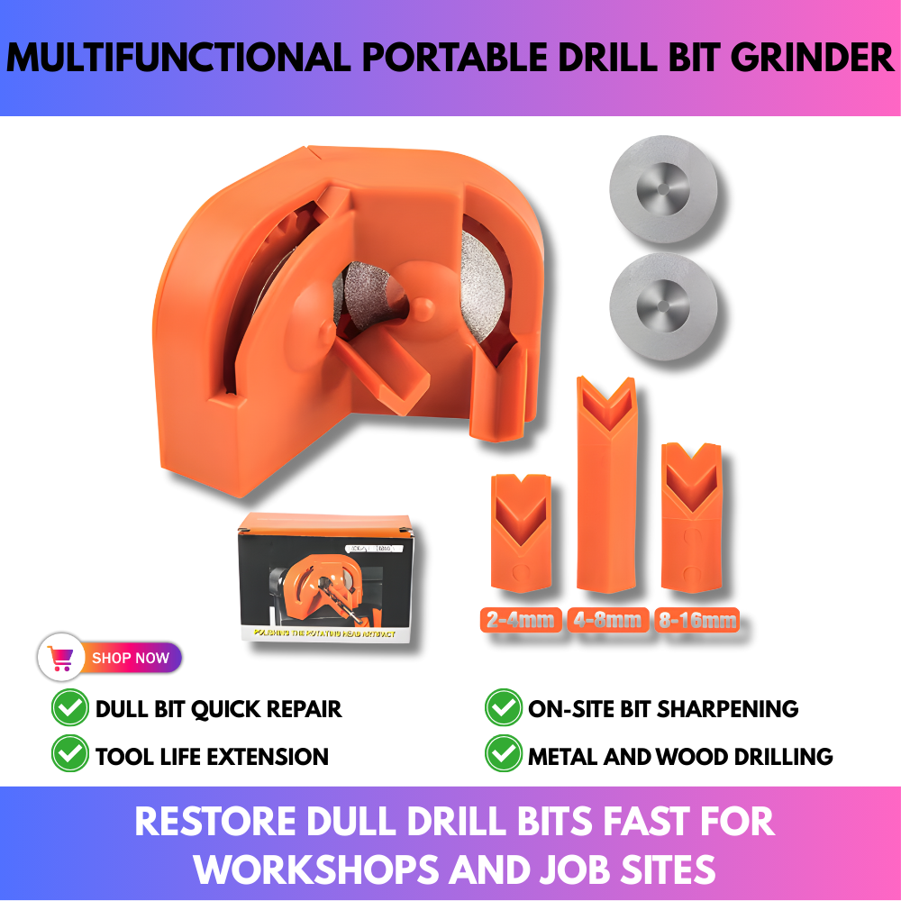 Multifunctional Portable Drill Bit Grinder