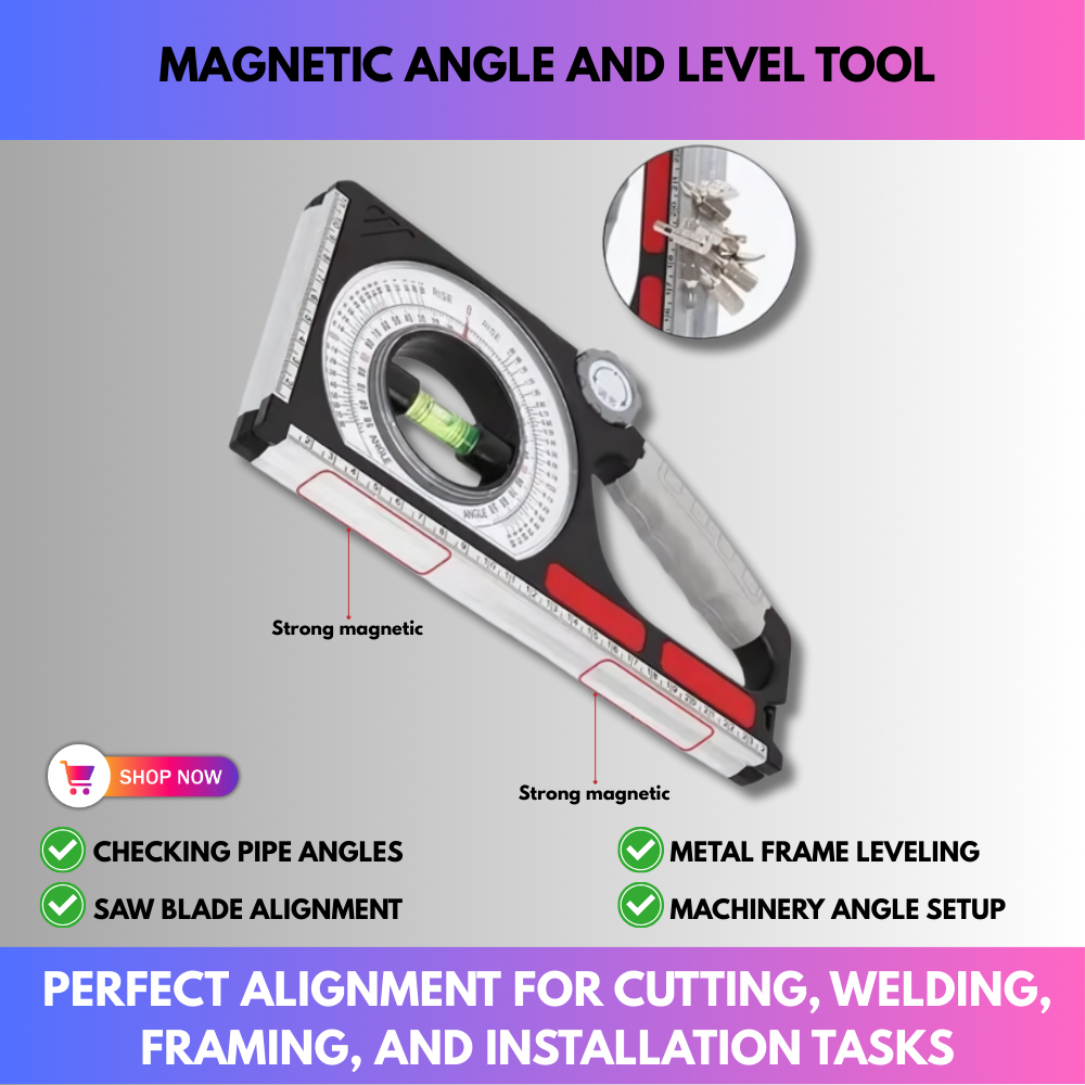 Magnetic Angle and Level Tool