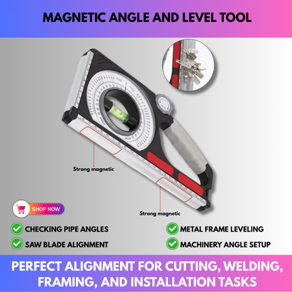 Magnetic Angle and Level Tool