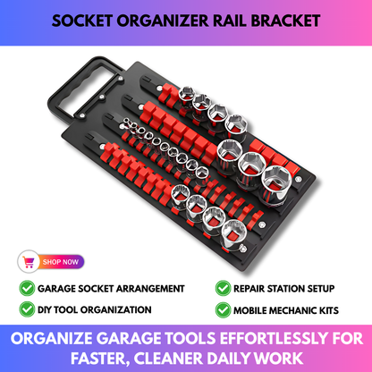Socket Organizer Rail Bracket