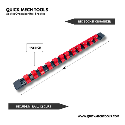 Socket Organizer Rail Bracket