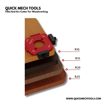 Fillet And Arc Cutter For Woodworking