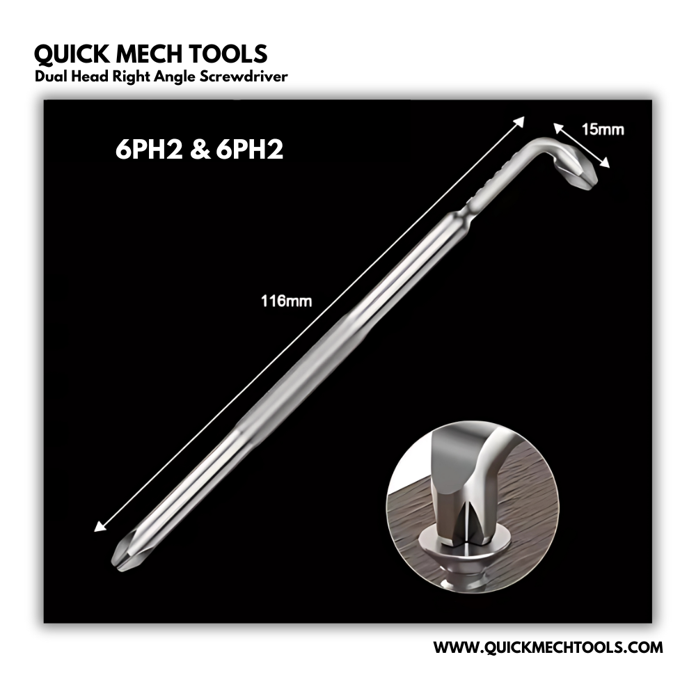 Dual Head Right Angle Screwdriver