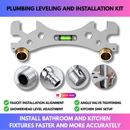 Plumber's Adjustable Leveling And Installation Kit