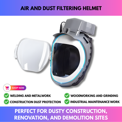 Air And Dust Filtering Helmet