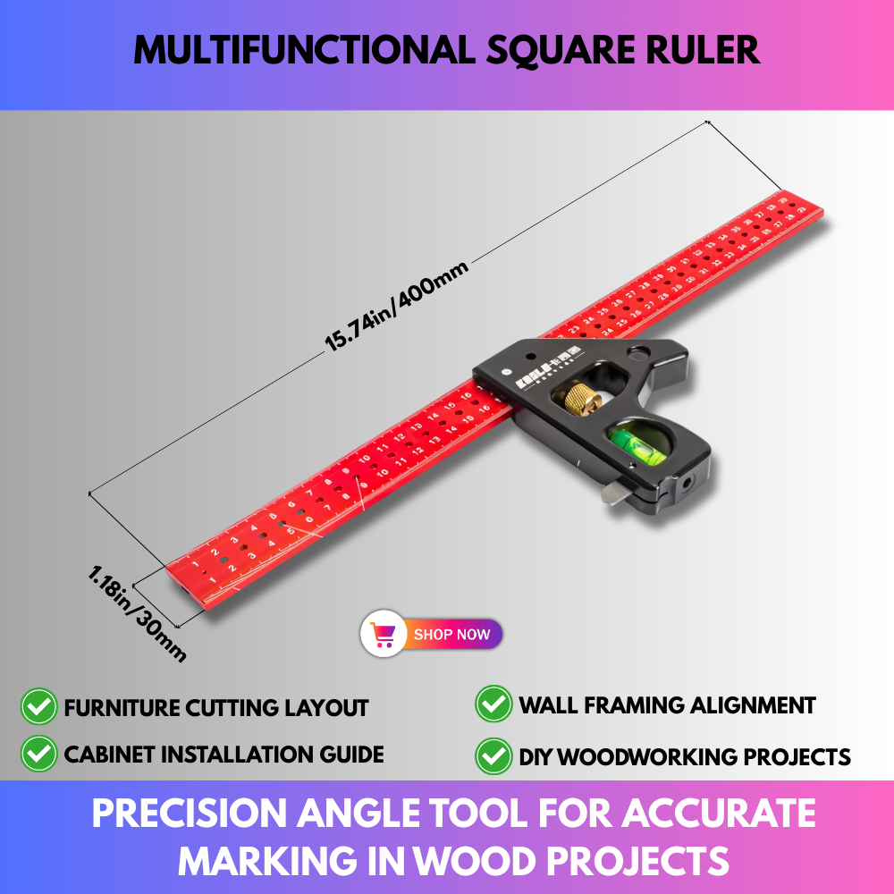 Multifunctional Square Ruler