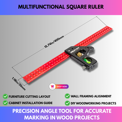 Multifunctional Square Ruler