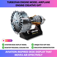 Turbofan Engine Model Airplane Engine Creative Gift view 4