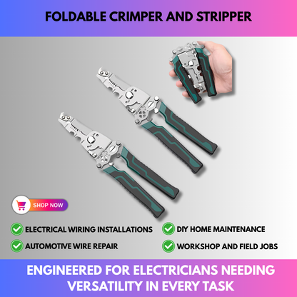 Foldable Crimper And Stripper