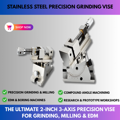 2-Inch Stainless Steel Precision Grinding Vise