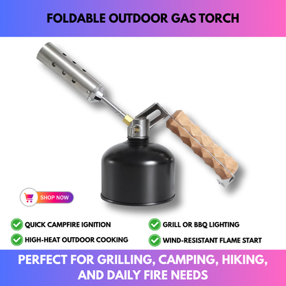 Foldable Outdoor Gas Torch