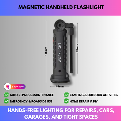 Magnetic Handheld Flashlight