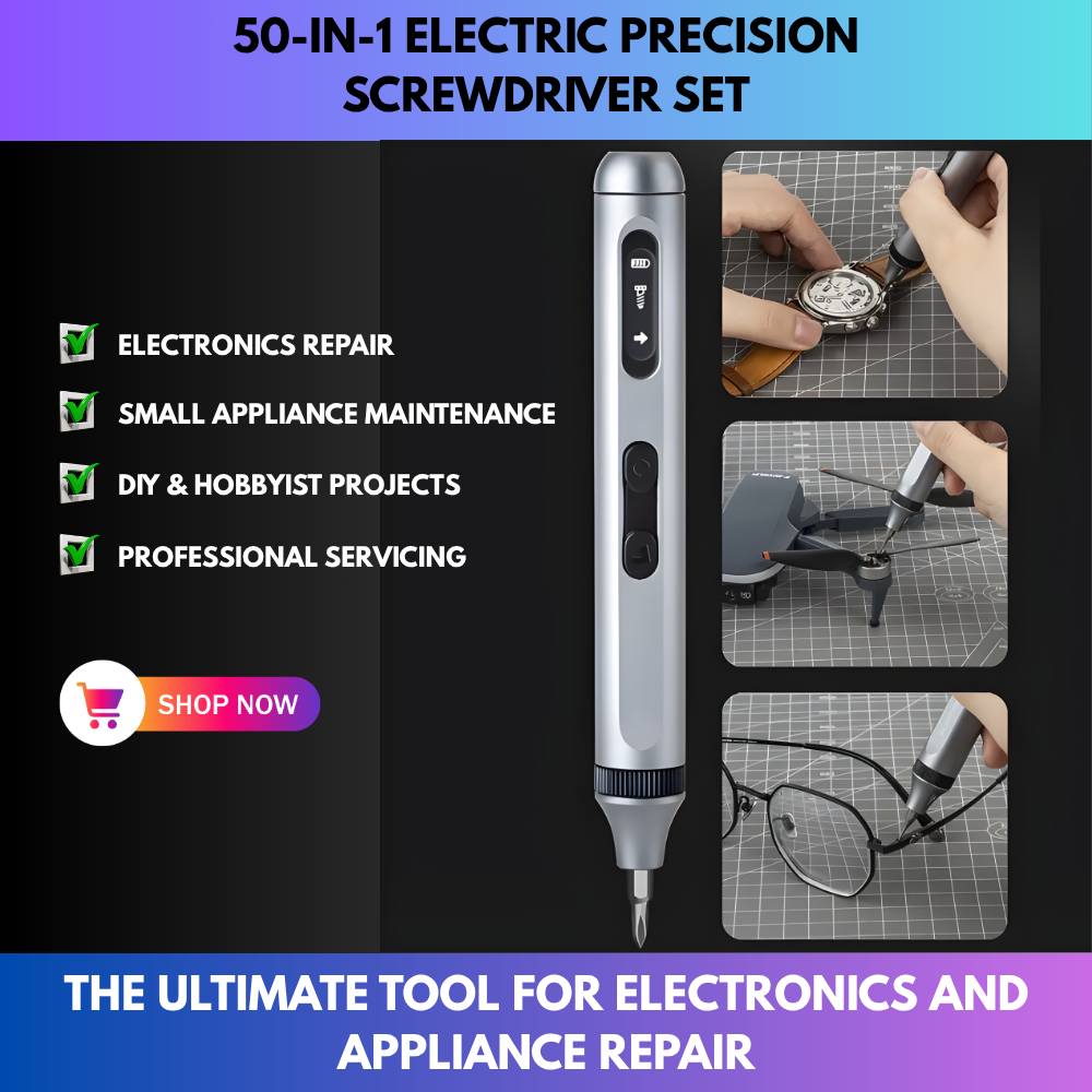 50-in-1 Electric Precision Screwdriver Set