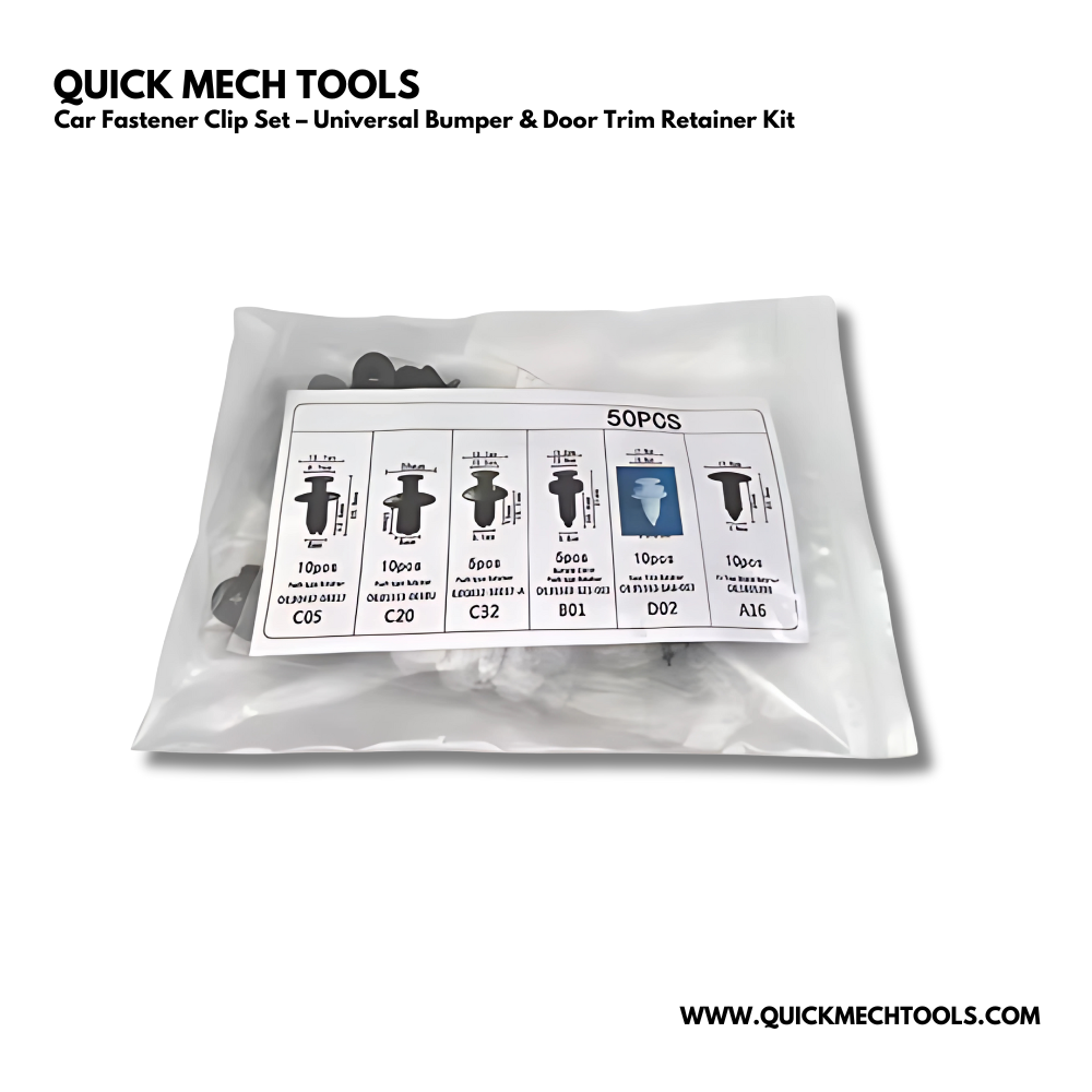 Car Fastener Clip Set – Universal Bumper & Door Trim Retainer Kit