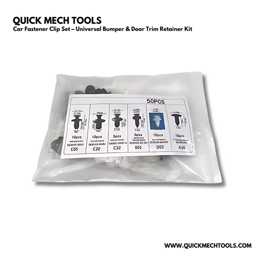 Car Fastener Clip Set – Universal Bumper & Door Trim Retainer Kit