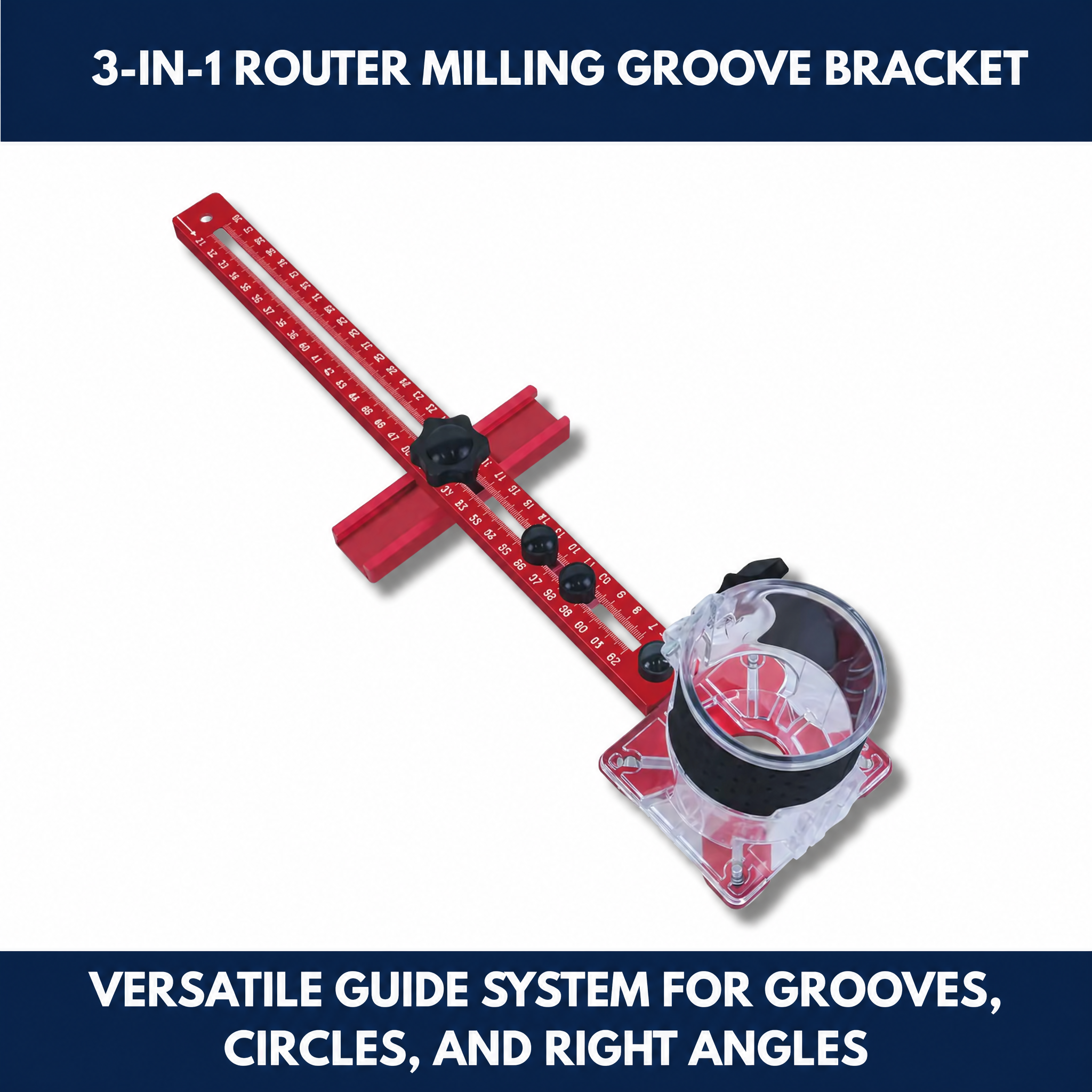 3-in-1 Router Milling Groove Bracket