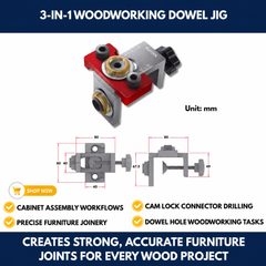 3-in-1 Woodworking Dowel Jig view 6