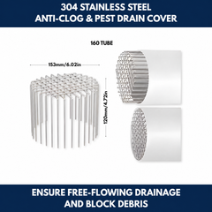 304 Stainless Steel Anti-Clog & Pest Drain Cover view 9