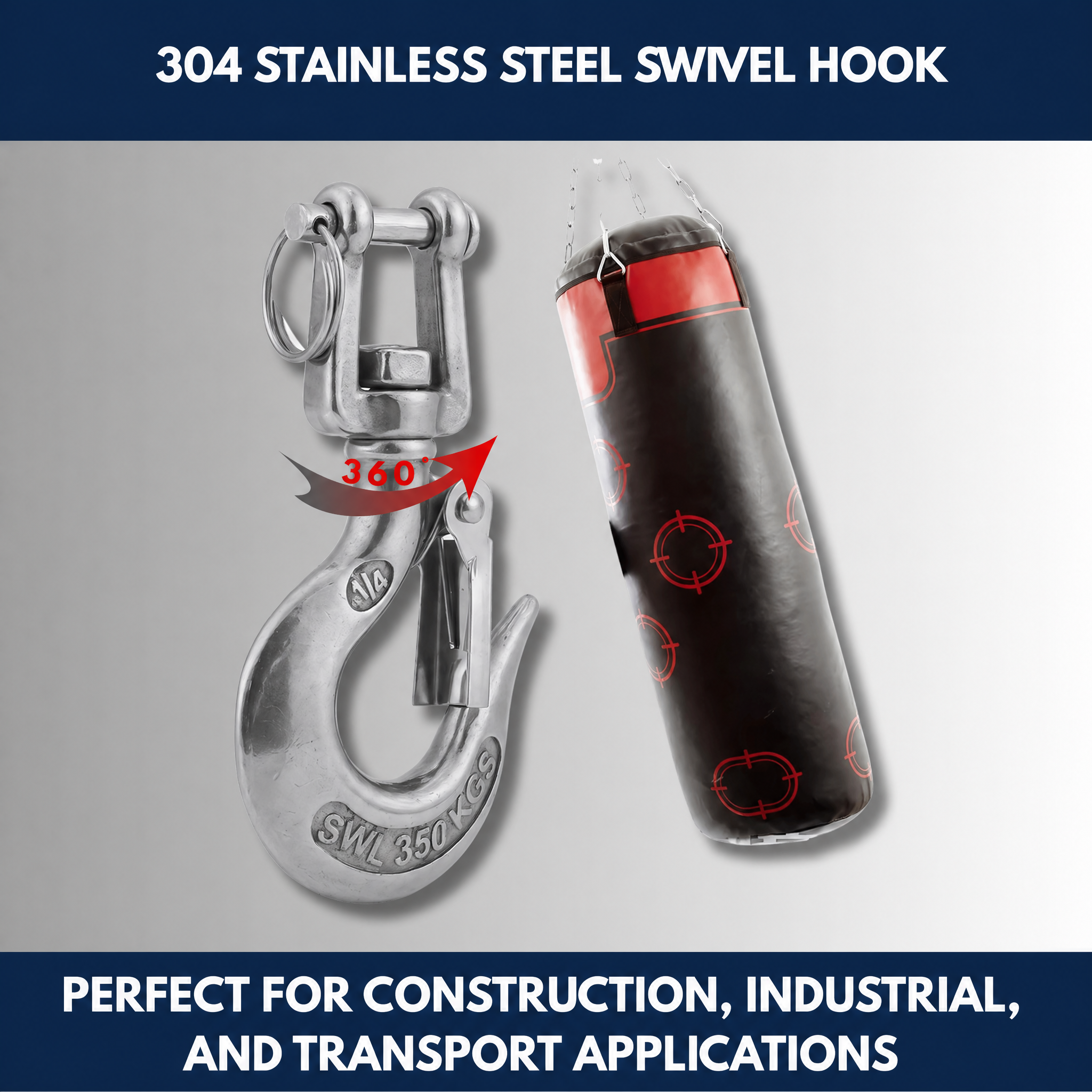304 Stainless Steel Swivel Hook