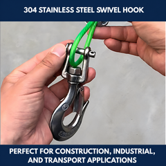 304 Stainless Steel Swivel Hook view 6