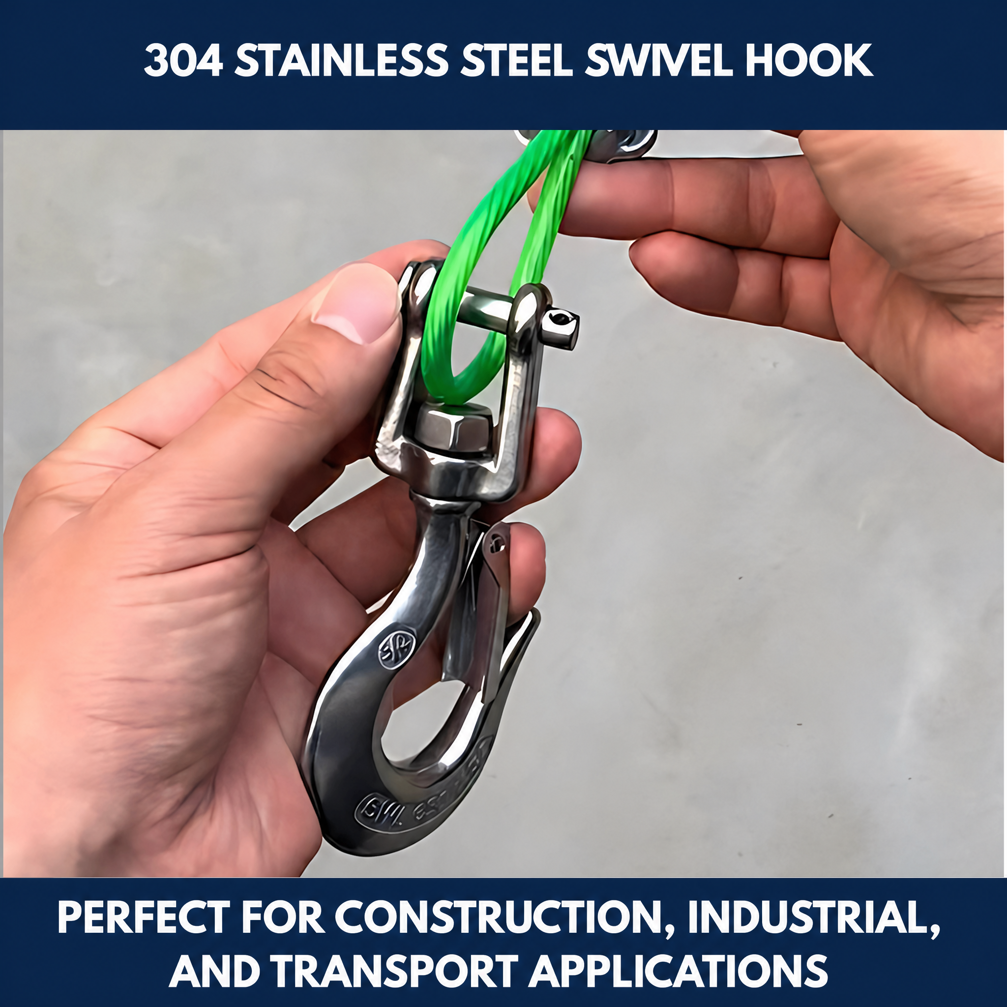 304 Stainless Steel Swivel Hook
