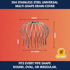 304 Stainless Steel Universal Multi-Shape Drain Cover view 5