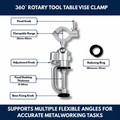 360° Rotary Tool Table Vise Clamp view 4