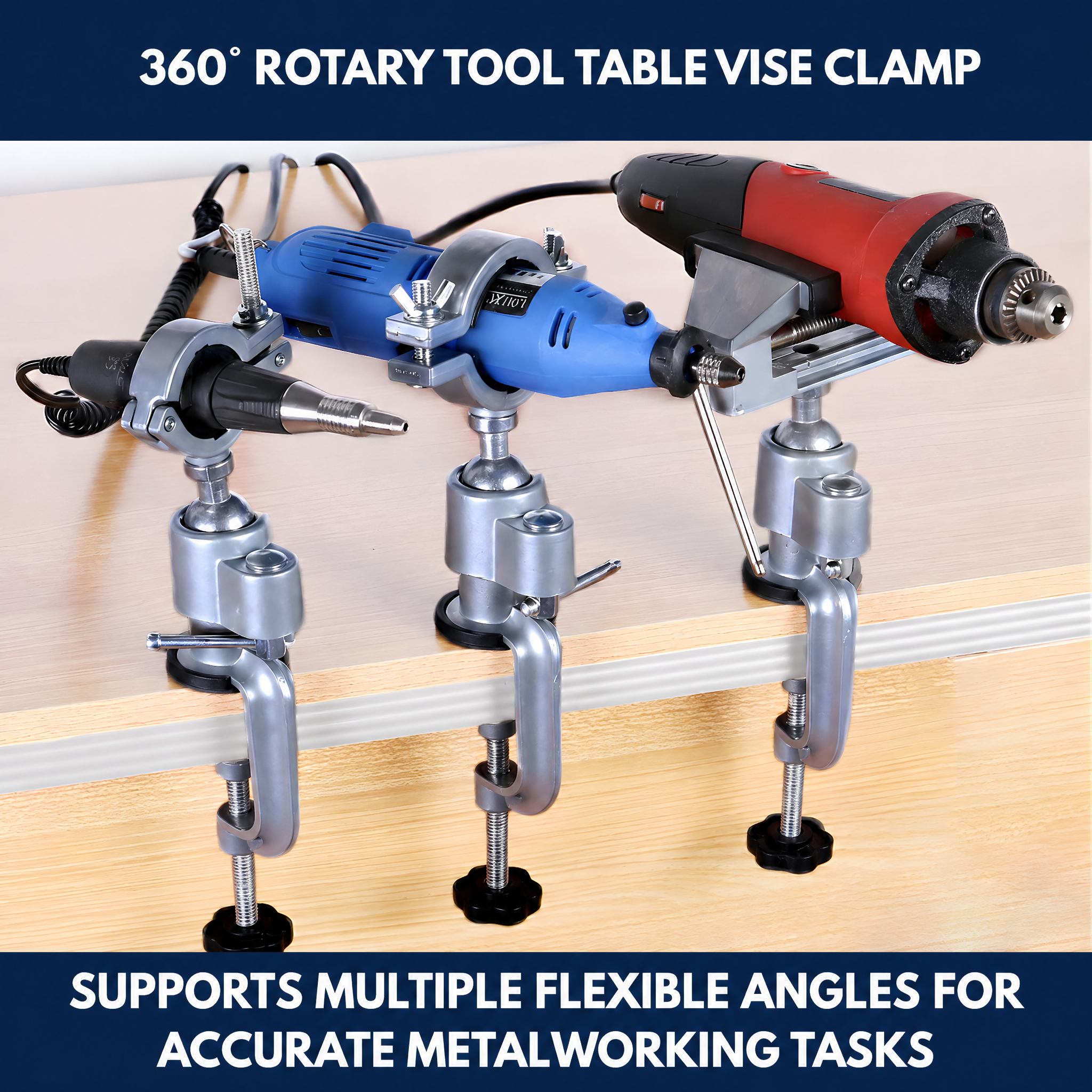 360° Rotary Tool Table Vise Clamp