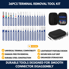 36Pcs Terminal Removal Tool Kit view 3