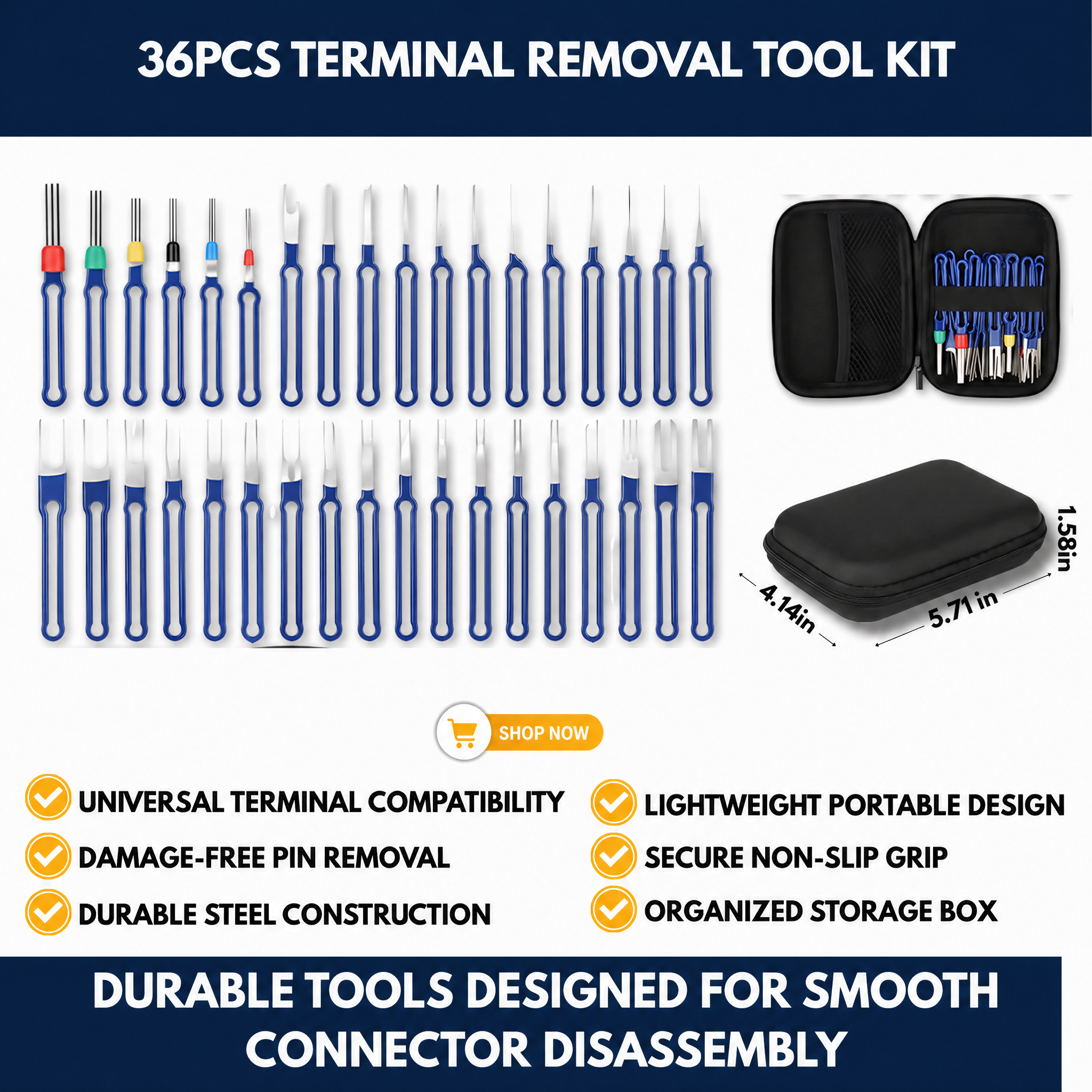 36Pcs Terminal Removal Tool Kit