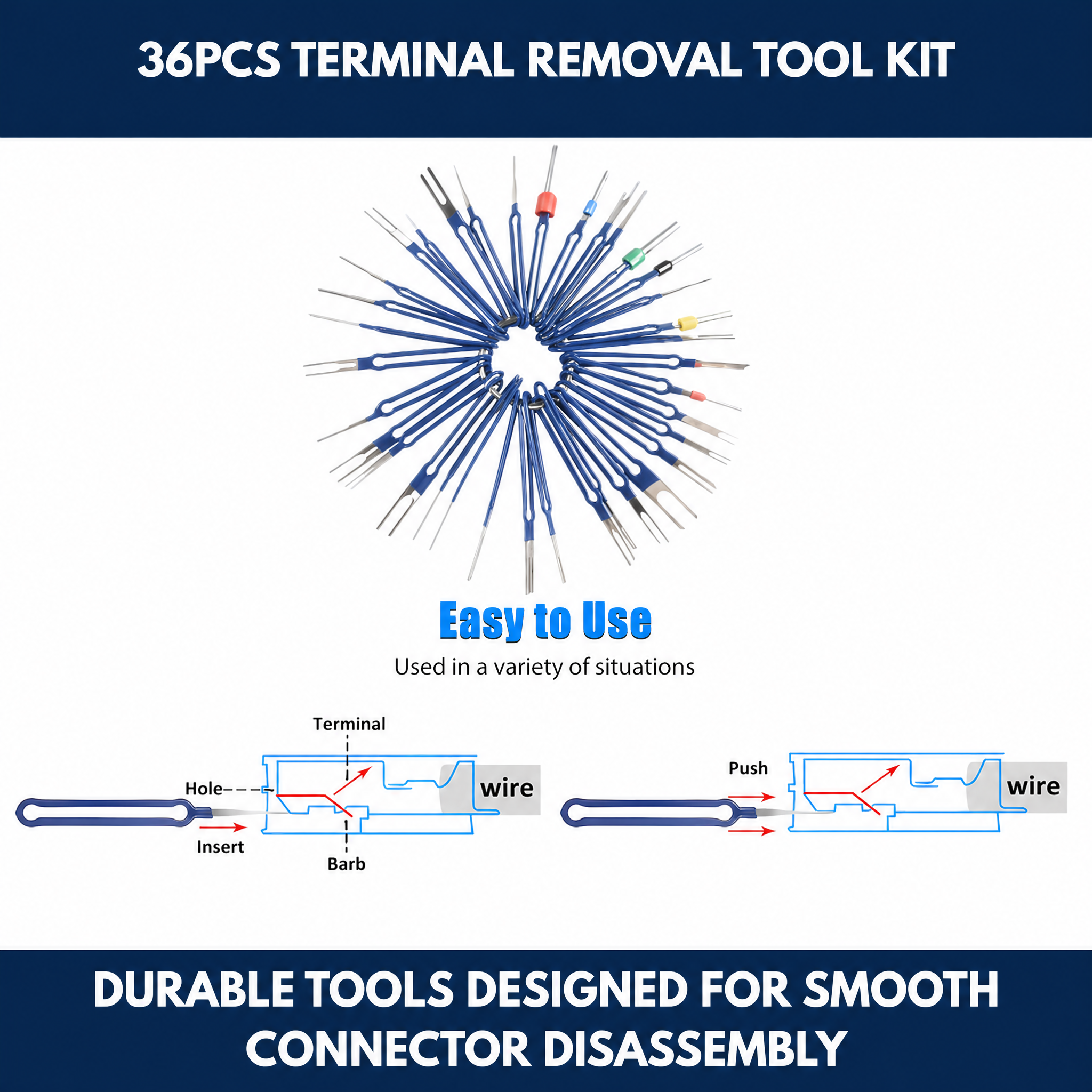 36Pcs Terminal Removal Tool Kit