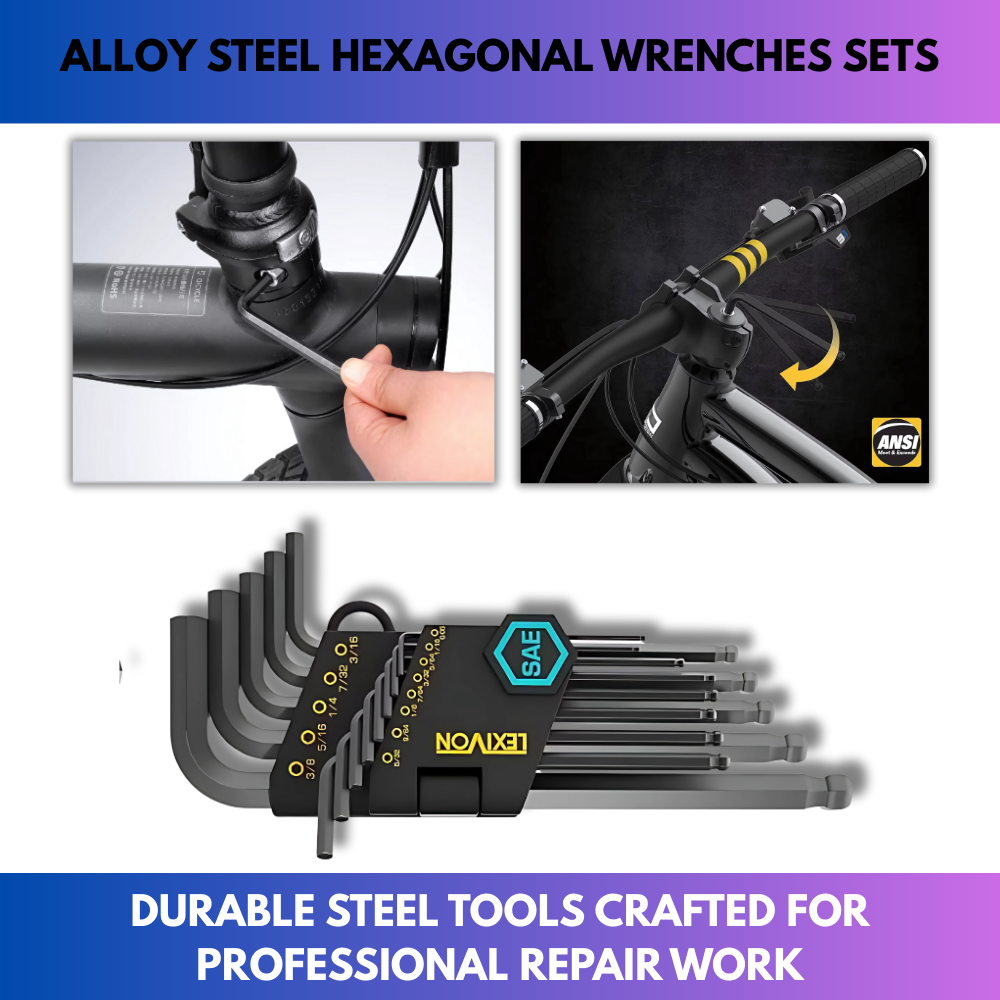 Alloy Steel Hexagonal Wrenches Sets