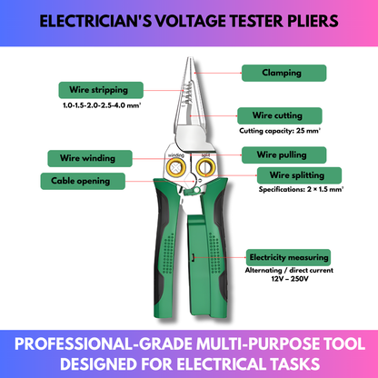 Electrician's Voltage Tester Pliers