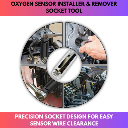 Oxygen Sensor Installer & Remover Socket Tool
