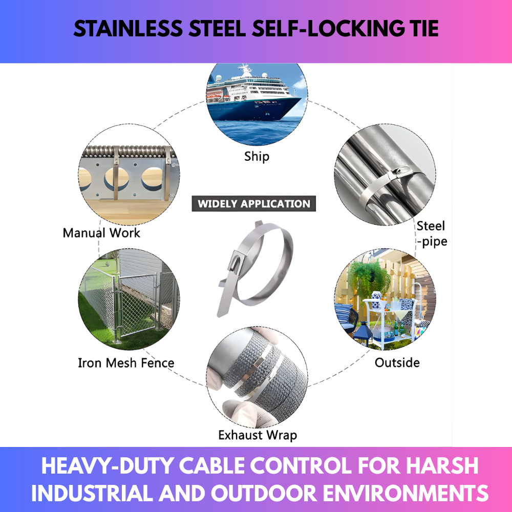 Stainless Steel Self-Locking Tie