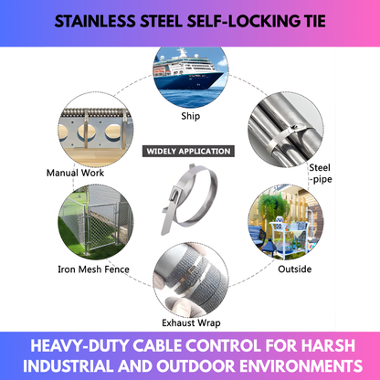 Stainless Steel Self-Locking Tie