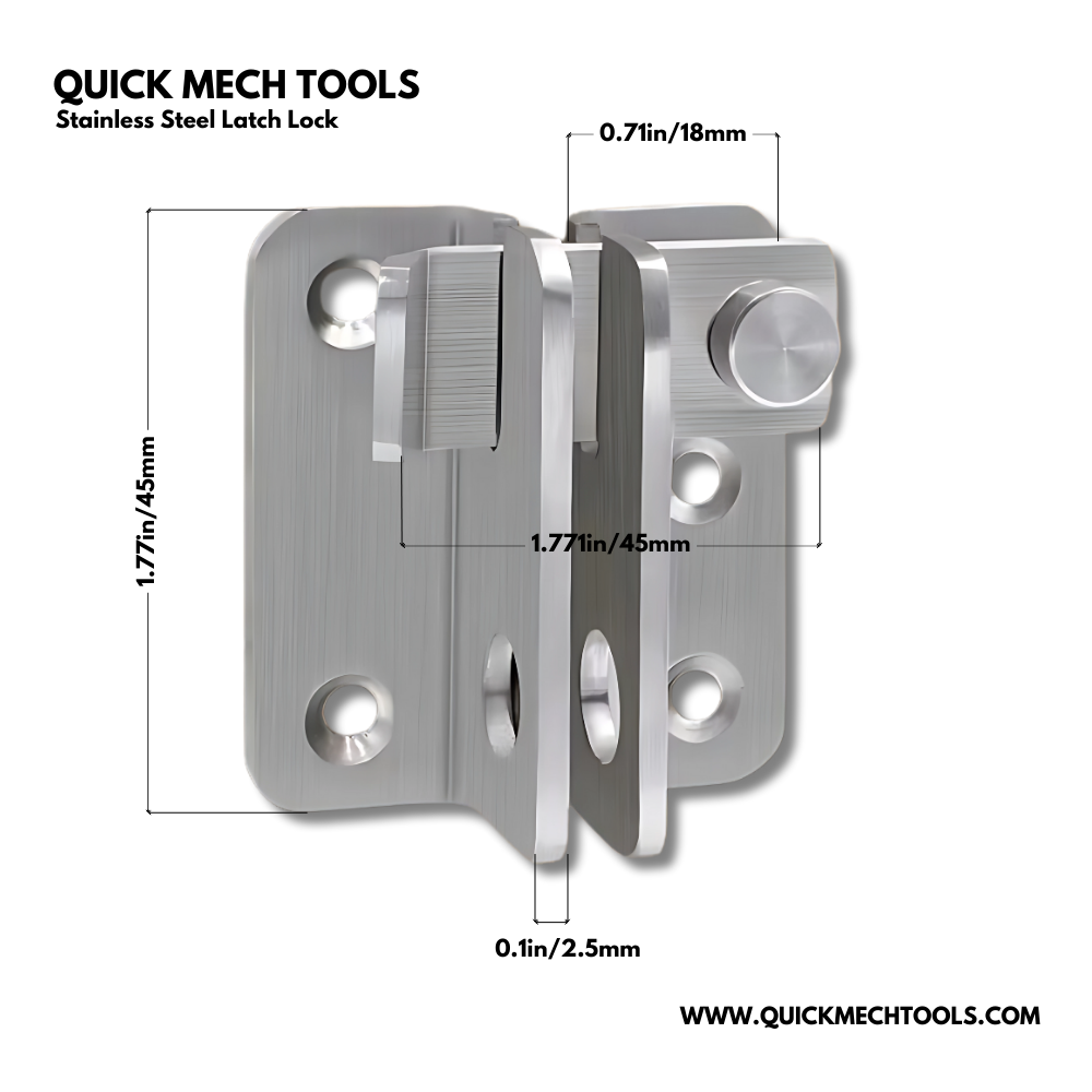 Latchstring Lock 304 Stainless Steel Latch Lock – QMT