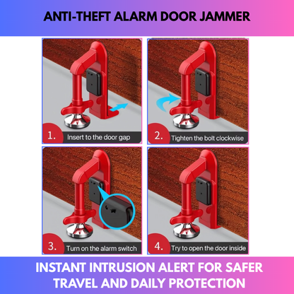 Anti-Theft Alarm Door Jammer