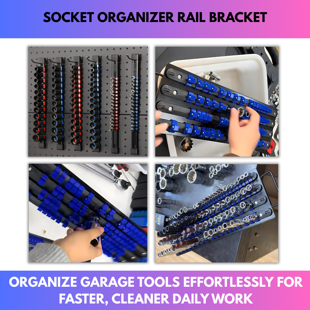 Socket Organizer Rail Bracket