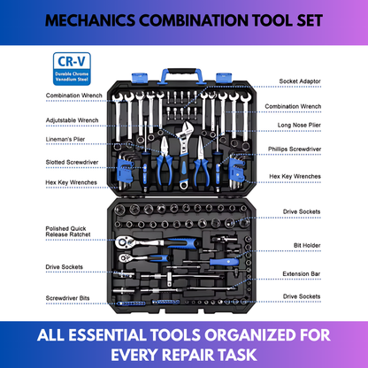 Mechanics Combination Tool Set